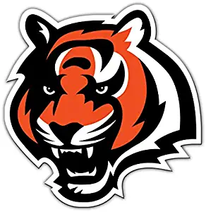 Fremont Die NFL Shop Authentic 12" Magnet Team Banner Helmet/Logo (Cincinnati Bengals Logo)