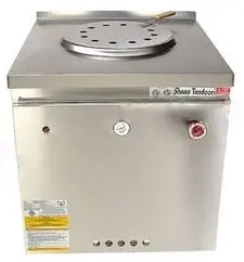 ETL Certified Shaan Tandoori Clay Oven - 26" W x 30" D x 34.5" H - Propane Ready, perfect for food Truck, Carering Also approved for inside Restaurant Kitchen