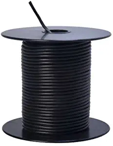 Southwire 55667323 Primary Wire, 18-Gauge Bulk Spool, 100-Feet, Black