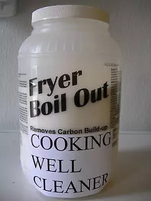 1-JUG 8 lb. BULK, Fryer Boil Out Cleaner For Broaster Frymaster Pitco Henny Penny Pressure Fryer