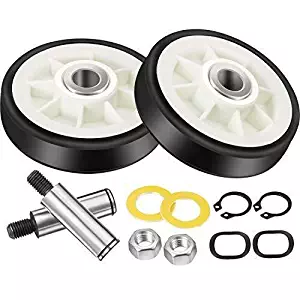 303373K Roller Wheel Drum Support Kit for Maytag & Admiral Dryers by PartsBroz - Replaces Part Numbers 12001541, AP4008534, 12001541VP, 3-3373, 303373, DE693, PS1570070, Y303373 (Pack of 2)