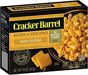 Cracker Barrel Macaroni and Cheese, Sharp Cheddar (PACK OF 3)