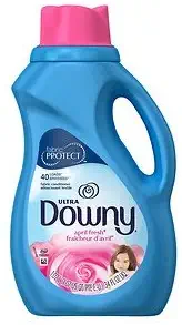 Downy Fabric Softener, Ultra Concentrated, April Fresh, 40 Loads, 34 fl oz (Pack of 2)