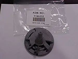 Kenmore 7199232 Water Softener Rotor and Disc Genuine Original Equipment Manufacturer (OEM) Part Gray