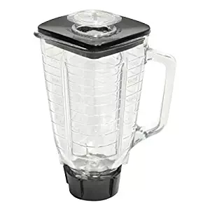 Brentwood P-OST722 Replacement Glass Jar Set, Oster Blender Compatible, 0.33 Gallon Capacity