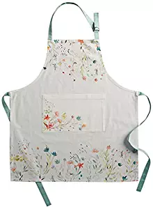 Maison d' Hermine Colmar 100% Cotton Apron with an adjustable neck & visible center pocket, 27.50 - inch by 31.50 - inch
