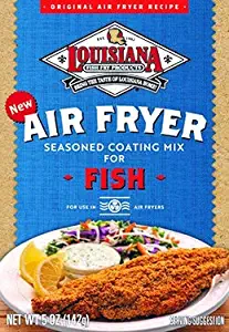 Louisiana Fish Fry, Air Fry Fish Coating Mix, 5 oz (Pack of 6)