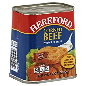 Hereford Corned Beef Canned 3Pk 12oz Cans No Added Hormones