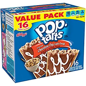 Pop-Tarts Toaster Pastries, Frosted Chocolate Chip Cookie Dough 16 Toaster 28.2 OZ