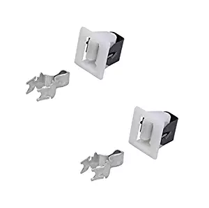 (2 Pack) Dryer Door Catch and Latch Kit For Maytag, Amana, Whirlpool, Frigidaire, Kenmore, Speed Queed, Admiral, Roper and more