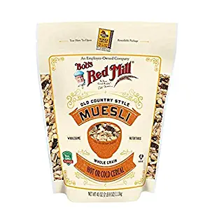 Bob's Red Mill Resealable Old Country Style Muesli Cereal, 40 Oz (4 Pack)