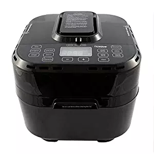 NuWave Brio Black 10 Quart Digital Air Fryer with 3 Piece Gourmet Accessory Kit