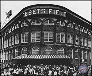 Ebbets Field - Outside #2 Art Poster PRINT Unknown 10x8
