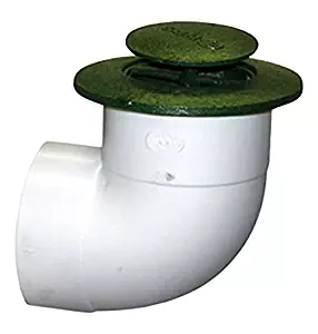 NDS 422G 4" Pop Up Drainage Emitter with Elbow, Green