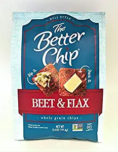 The Better Chip Deli Style Whole Grain Chips 6.4 ounce, 1 Pack (Beet & Flax)