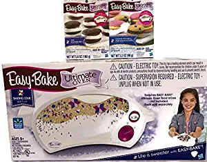 Easy Bake Oven Baking Star Edition + whoopie pies + Chocolate Chip and Pink Sugar Cookie Refills Bundle (3 Items)