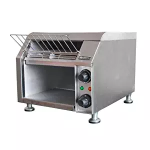 Adcraft Stainless Steel Conveyor Toaster, 13.5 x 14.5 x 19.5 inch - 1 each.