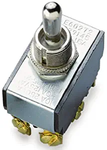 Gardner Bender GSW-16Heavy-Duty Electrical Toggle Switch, DPDT, ON-(OFF)-ON, 20 A/125V AC, Screw Terminal