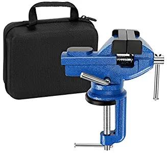 Vise Universal Rotate 360° Work Clamp-on Vise Table Vise, 3"