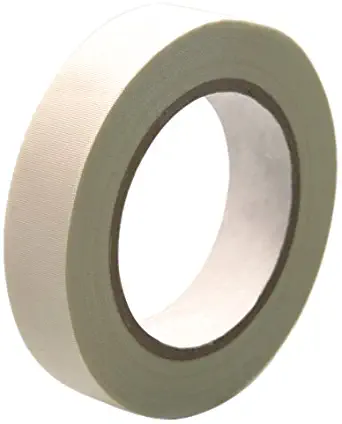 CS Hyde High Temperature FiberglassDouble Sided Silicone Adhesive Tape, Ivory 1/2 inch x 36 yards