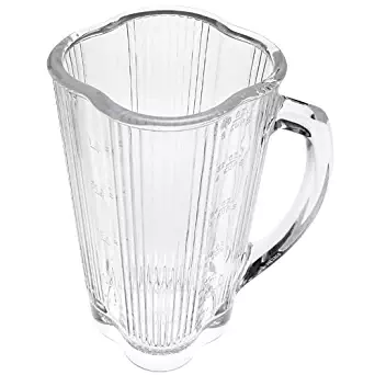 Waring 003573 Standard Size Borosilicate Glass Jar Without Blade for Blender, 40 oz