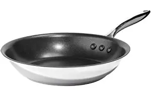 Ozeri 10-Inch Stainless Steel Pan with ETERNA, a PFOA and APEO-Free Non-Stick Coating