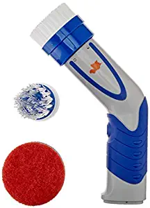 RECHARGEABLE Wireless Power Scrubber, Multple Brushheads & Cleaning Set, Handheld,Submersible for Dishes, Pots, Pans, Stoves, Grills, Window, Bathroom. Extended Battery for Cleaning Indoor/Outdoor