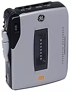 GE 35364 Mini Cassette Recorder (Silver)