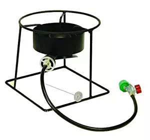 King Kooker 1201 12-Inch Outdoor Propane Burner with Stand