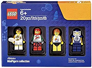 LEGO Bricktober Athletes Minifigure Set (Tennis Player, Race Car Driver, Surfer, and Hockey Player) 5004573