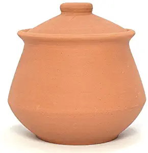 Ancient Cookware Indian Clay Yogurt Pot, Small