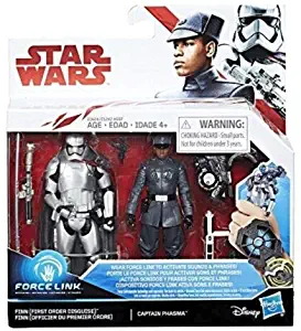 Star Wars Force Link Finn (First Order Disguise) & Captain Phasma Pack