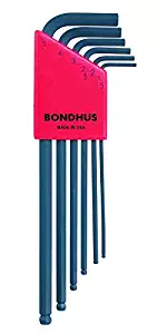 Bondhus 10946 Set of 6 Balldriver L-wrenches, sizes 1.5-5mm