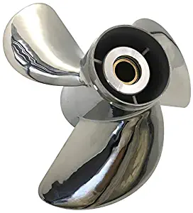 ARKDOZA Stainless Steel Prop Propeller for Tohatsu/Nissan 60/70/75/90/115/120/140hp Outboard