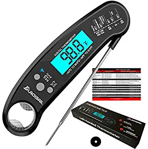 Blacksail Instant Read Digital Meat Food Thermometer with Backlight for Cooking Kitchen