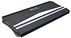 2-Channel High Power MOSFET Amplifier - Slim 6000 Watt Bridgeable Mono Stereo 2 Channel Car Audio Amplifier w/Crossover Frequency and Bass Boost Control, RCA Input and Line Output - Lanzar VCT2610