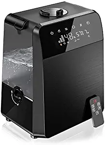 TTLIFE 6L Warm and Cool Mist Humidifiers for Large Room Baby Bedroom, Humidifiers with Remote, Essential Oil, Customized Humidity, LED Touch Display, for Your Family