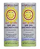 California Baby SPF 30 Sunscreen Stick for Super Sensitive Skin, Broad Spectrum Sun Block for Kids, Babies and Adults, Water Resistant Mineral Based Protection, (.5 Ounces) | 2 Pack