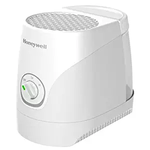 Honeywell oneywell Cool Moisture Humidifier White Ultra Quiet with Auto Shut-Off, Variable Settings & Wicking Filter for Small to Medium, Bedroom, Baby Room, 1