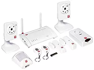 Home8 Oplink Video-Verified TripleShield Alarm System (2-Cam) - Wireless Home Security System with IP-Cameras, Alarm Sensors, Indoor Siren, and Free Basic Service, featuring Amazon Alexa Integration