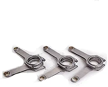GOWE Connecting Rod Rods For Alfa Romeo Conrod Connecting Rod Rods V6 GTV6 75 2.5 3.0 V6 75 155 156 164 166 131.1mm 4340 Forged H-Beam Tuning Bolts 6 pcs