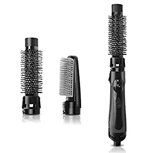 One Step Hair Dryer And Styler, Blow Dryer Brush, Hot Air Brush,3 in 1 Hair Dryers Brush And Volumizer, Electric Hair Brush Blow Dryer, Straightener & Curler Brush Reduce Frizz And Knotting (black)