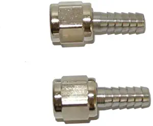 Barbed Swivel Nuts for Ball Lock Disconnects 1/4" MFL Fitting - SET 2