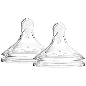 Dr. Brown's Options+ Wide-Neck Baby Bottle Nipple, Y-Cut