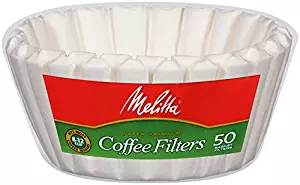 Melitta Super Premium 8-12 Cup Basket Coffee Filters, White, 50 Count (Pack of 12)