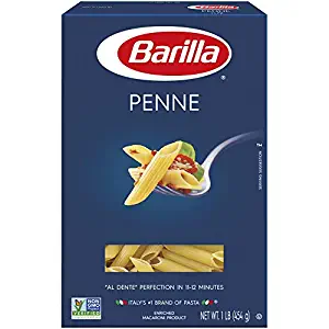 Barilla Pasta, Penne, 16 Ounce (Pack of 8)