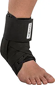 DonJoy Stabilizing Pro Ankle Support Brace, Black, Medium