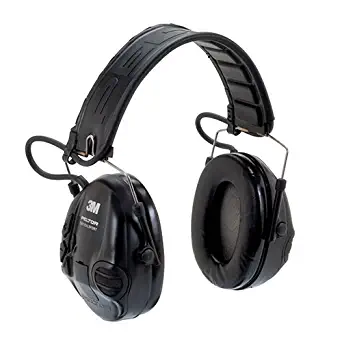 Tactical Headset, Over The Head, Black