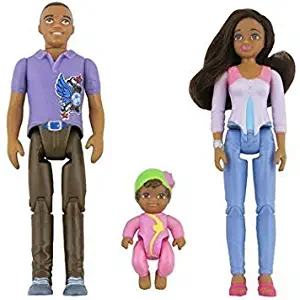 Fisher Price Loving Family African American Mom, Dad and Baby