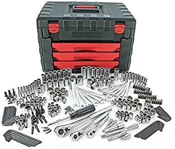 Craftsman 270pc Mechanics Tool Set with 3-Drawer Chest 12133